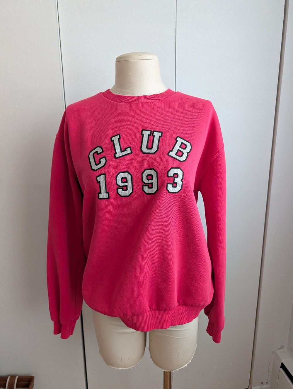 Pink CLUB 1993 Graphic Sweatshirt - Women's Crewneck *** Read Description***